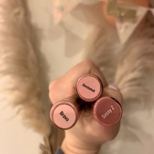 Lipsense lip colors: Bravo, Bombshell, Sassy Z